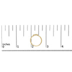 10K Yellow Gold Diamond Accent Initial “A-Z” Ring