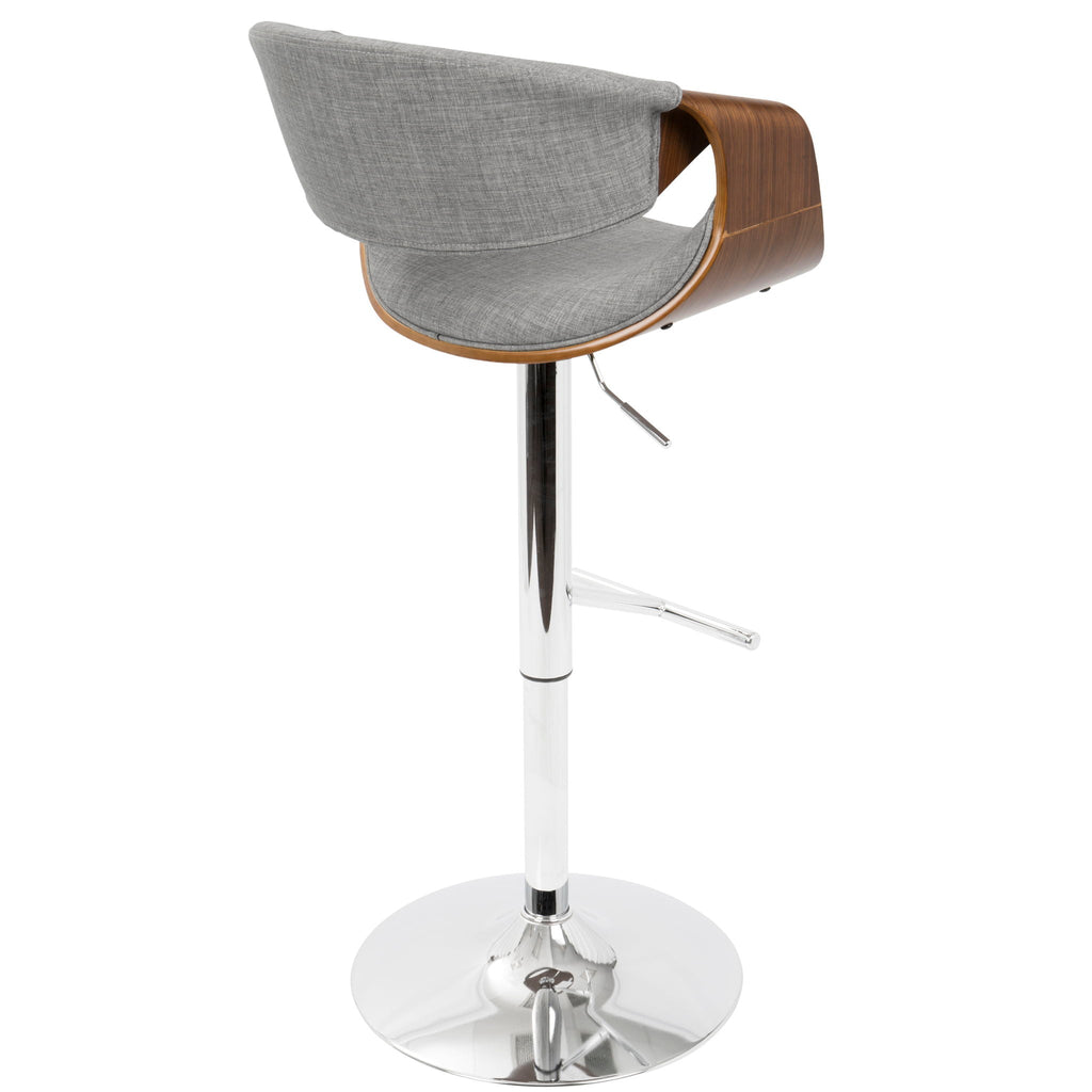 Curvo - Mid Century Modern Adjustable Barstool With Swivel (#2)