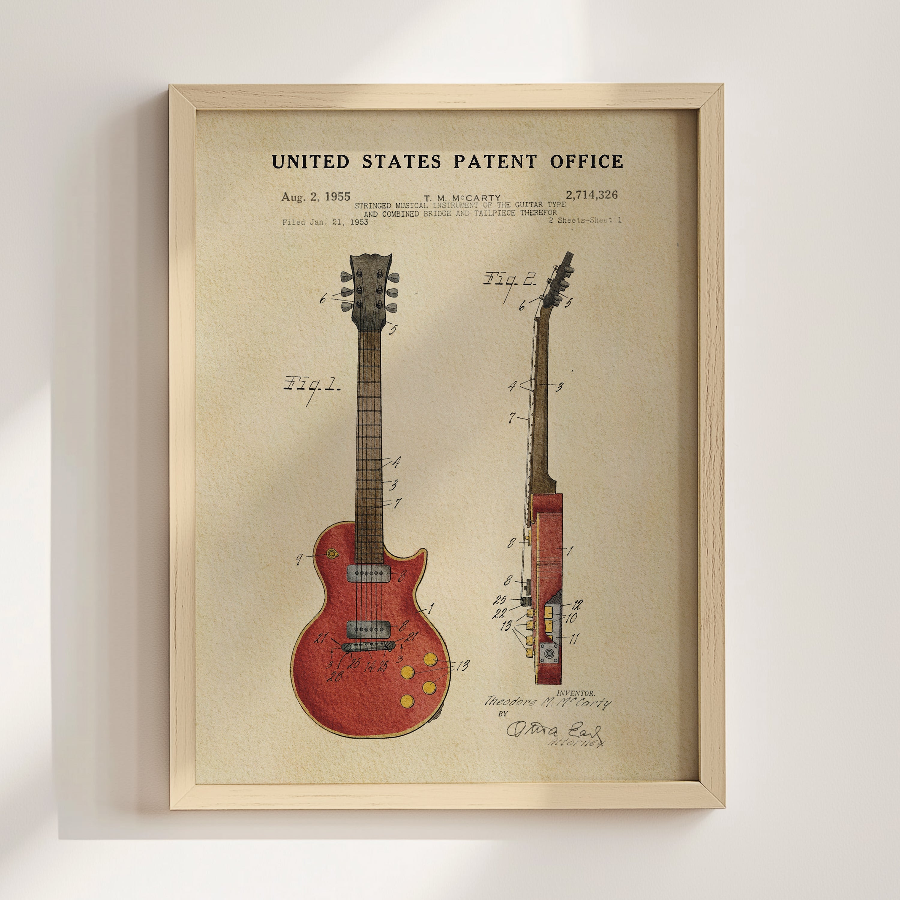 Red Electric Guitar (1955)
