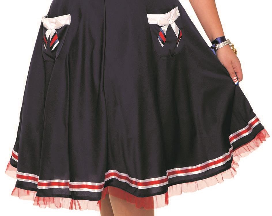 Ahoy Lady Navy Blue Women's Sailor Halloween Costume X-Large