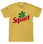 Squirt Grapefruit Soda Logo T-Shirt - Banana Yellow