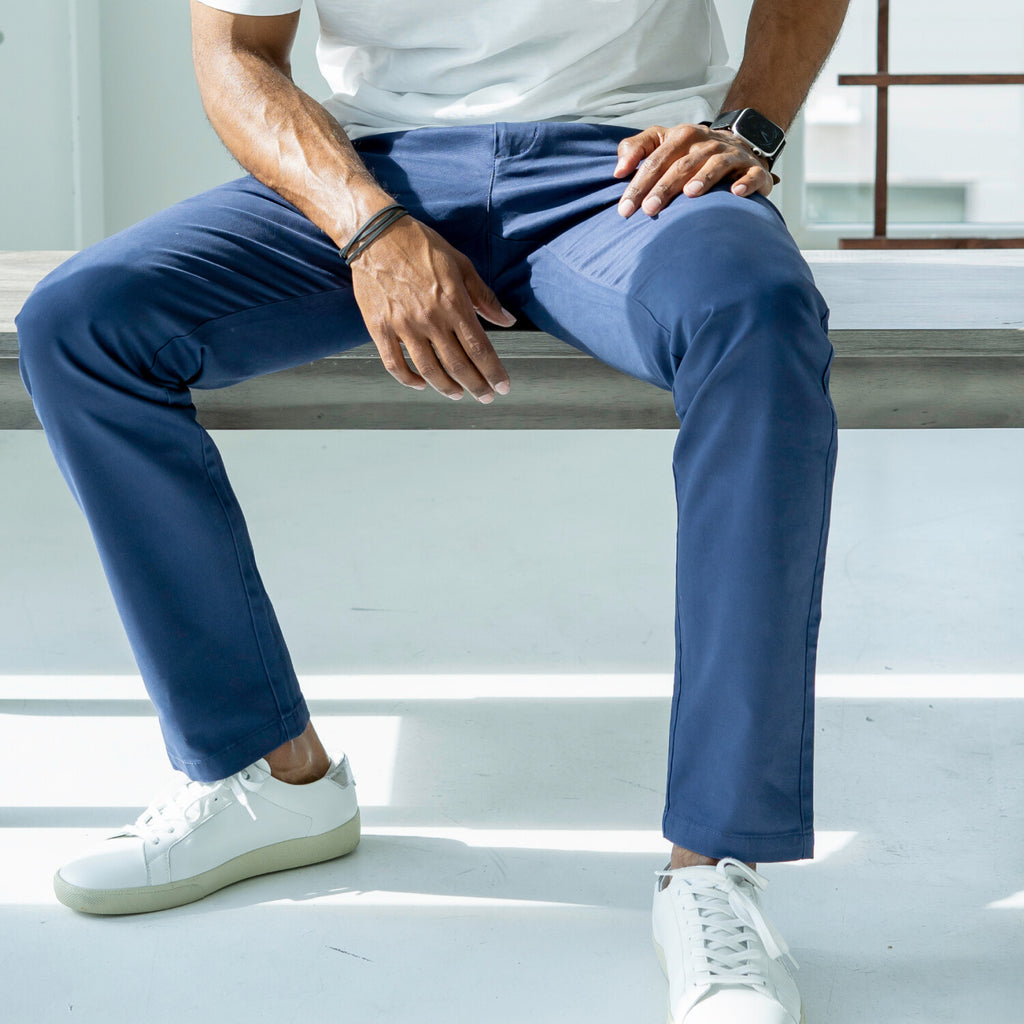 Feel Good Chinos // Riverside Blue