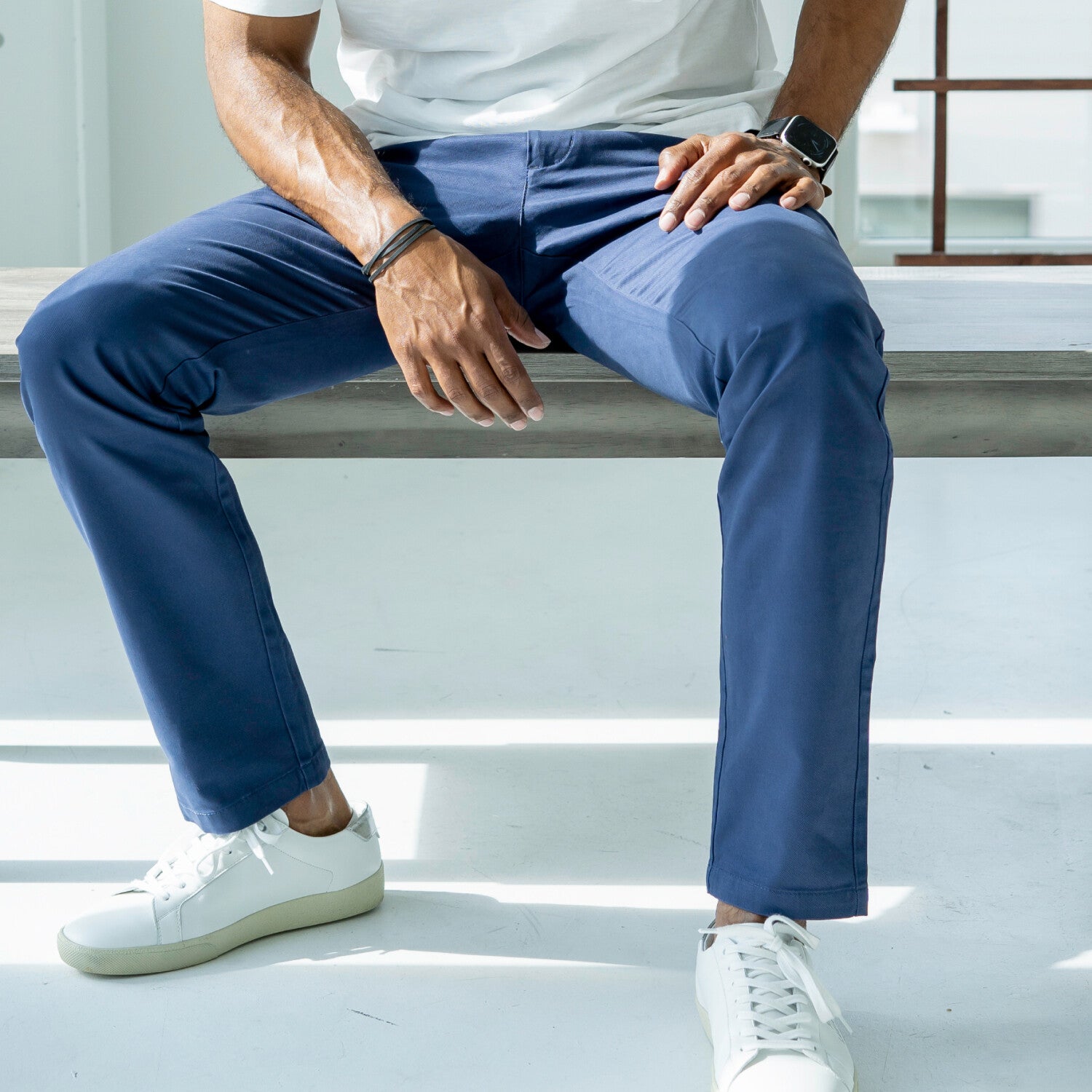 Feel Good Chinos // Riverside Blue