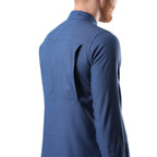 Hudson Button Down Shirt // Blue