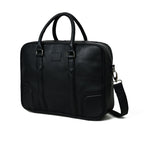 Texas Black Leather Briefcase