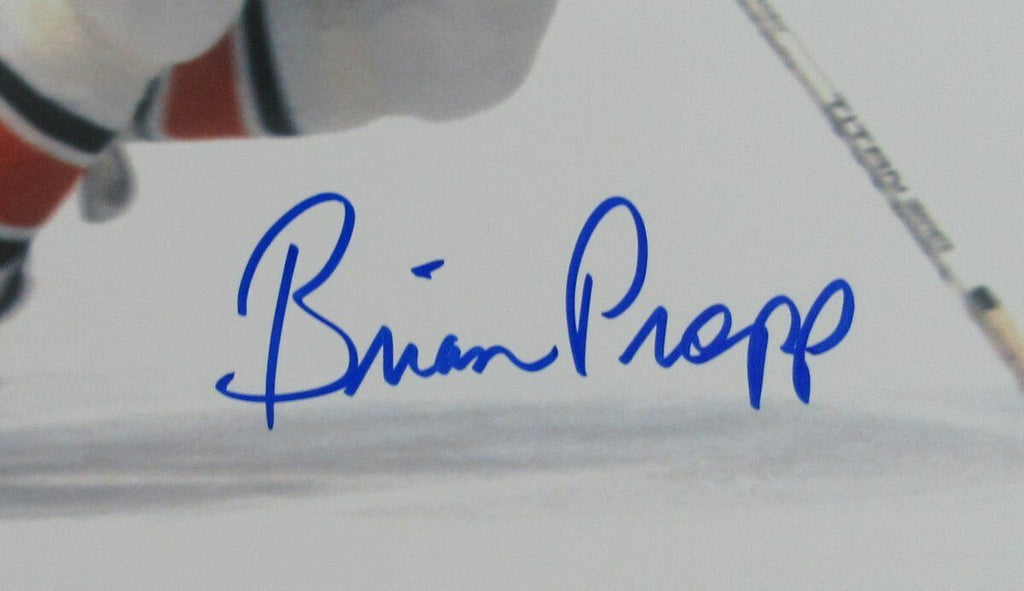 Brian Propp Philadelphia Flyers Autographed/Signed 11x14 Photo JSA 127796