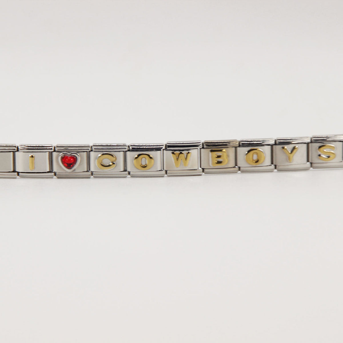 Dallas Cowboys Italian Charm Bracelet – DIY Custom Gift for Fans
