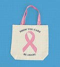 12-Pack Pink Breast Cancer Awareness Canvas Tote Bags – Wholesale Fundraiser Set 🎀👜