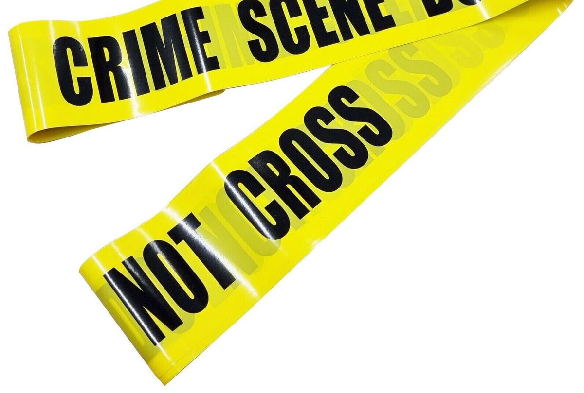 🚨 CRIME SCENE – DO NOT CROSS Tape (50ft Long)
