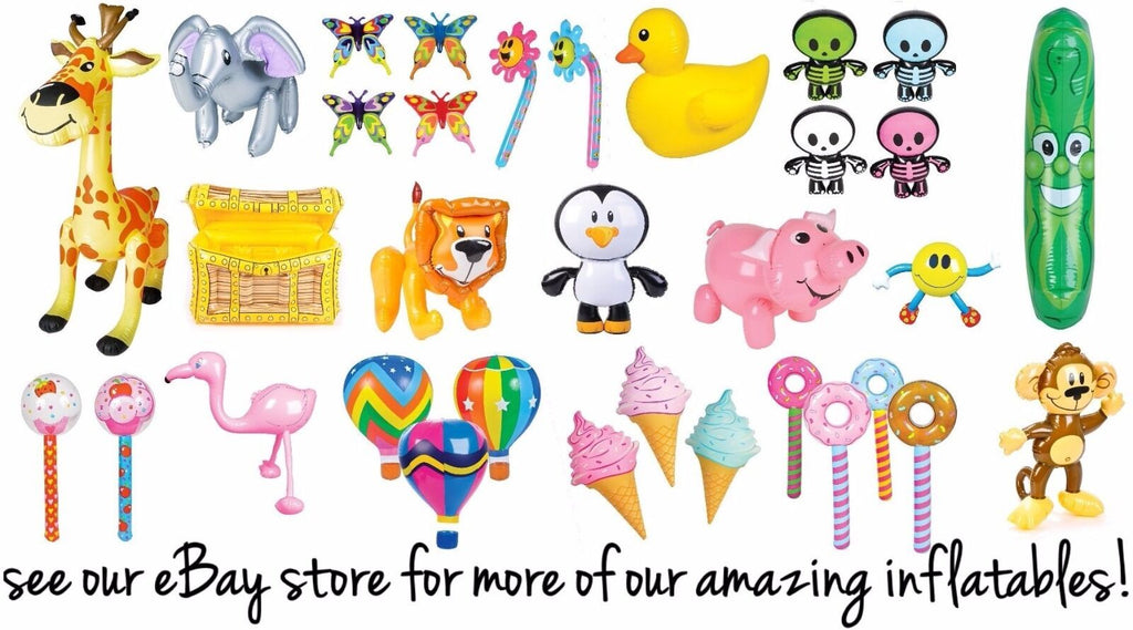 🍦 Jumbo Inflatable Ice Cream Cones – Set of 3 (36")