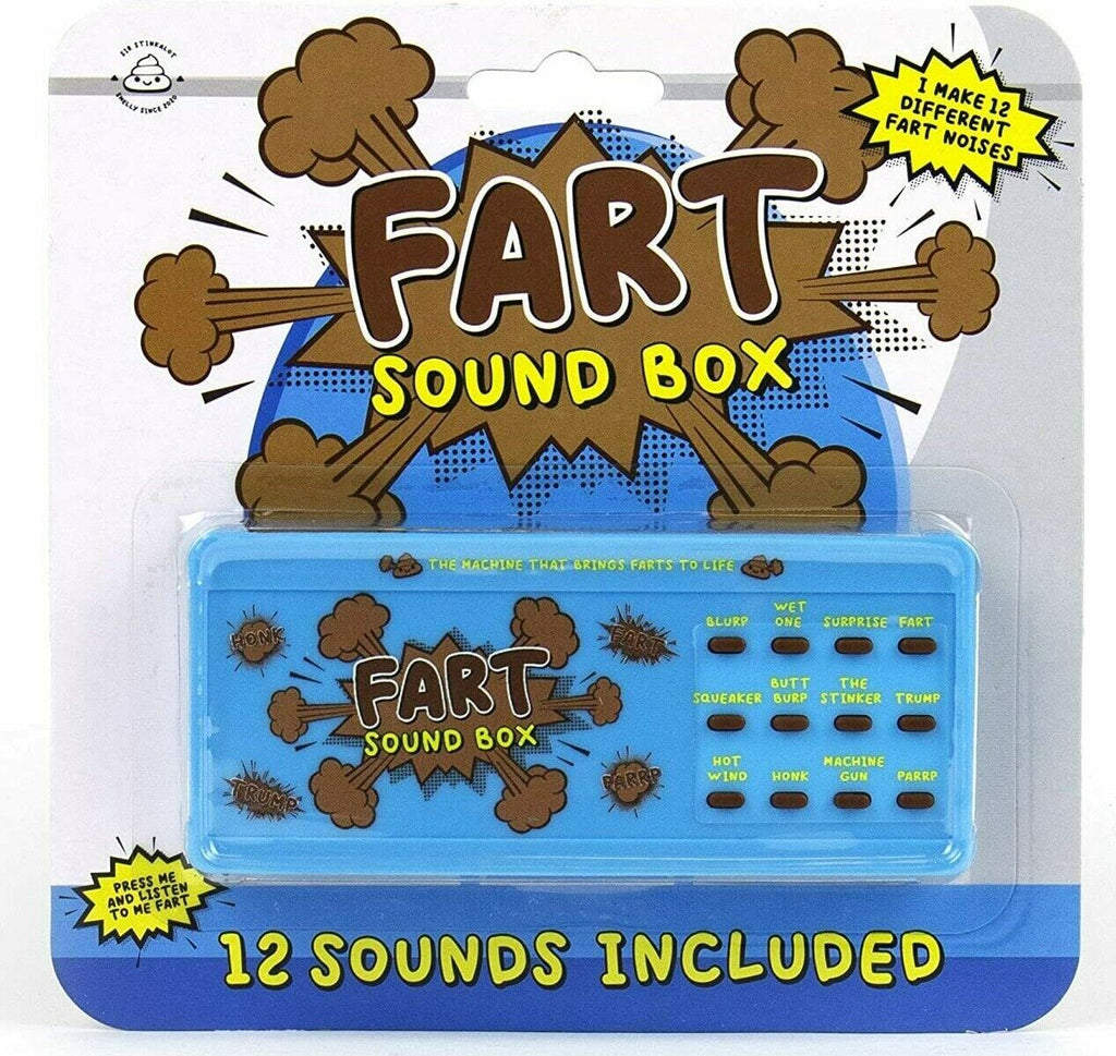 Handheld Fart Machine Sound Box 💨 12 TOTAL Fart Sounds - Gag Prank Joke Gift Toy