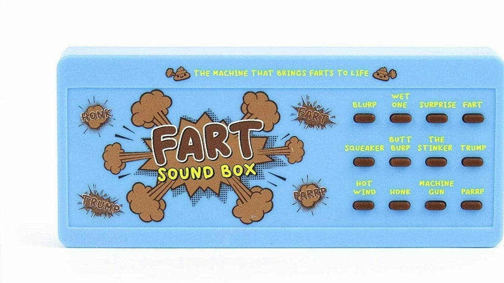 Handheld Fart Machine Sound Box 💨 12 TOTAL Fart Sounds - Gag Prank Joke Gift Toy