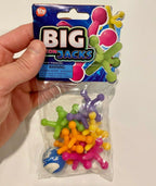 🟢 12-Pack Neon Jacks Game Sets – Party Favors for Kids