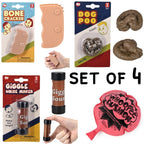 🤪 Ultimate 4-Piece Prank Kit – Classic Gag Toy Set for Kids & Jokesters!