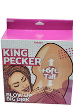 6-Foot Tall Inflatable King Pecker with Bonus Pump 🎉🍆 | Hilarious Party Gag Gift