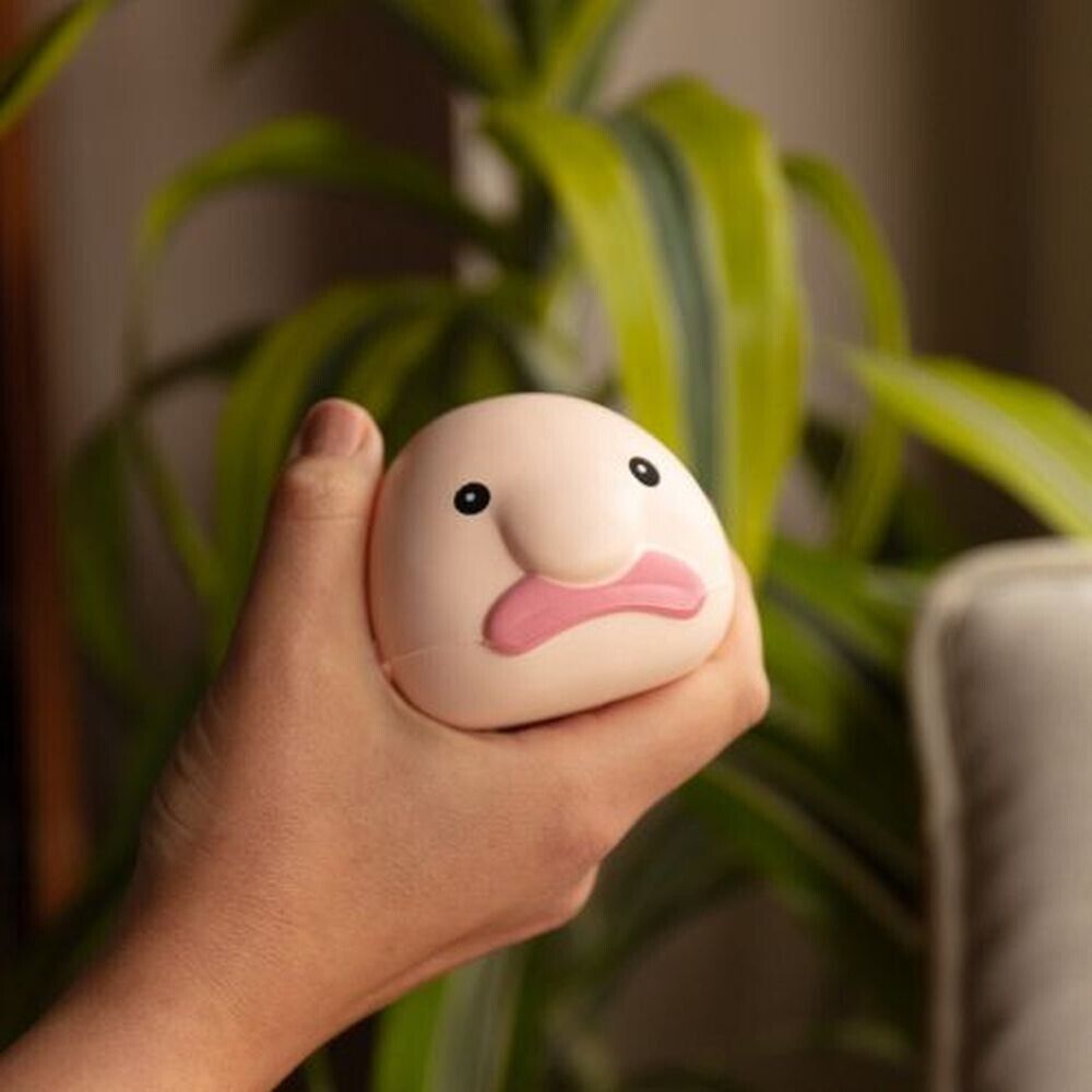 🐟 Blobfish Stress Toy – Squishy Ocean Floor Friend