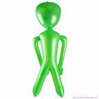 Huge 72" inch Green Alien Inflatable - 6 Foot Blow Up Prop Birthday Party Gift
