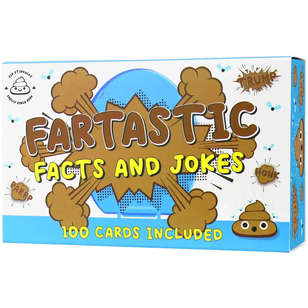 💨 Fartastic Facts & Jokes – 100-Card Gag Trivia Set