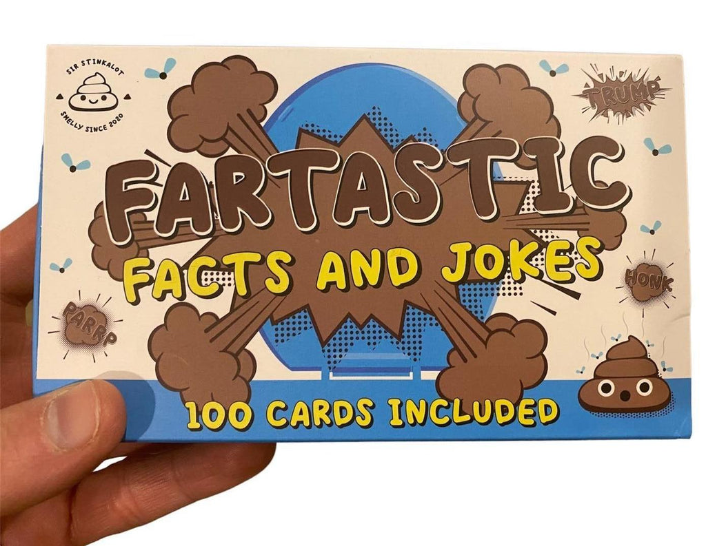 💨 Fartastic Facts & Jokes – 100-Card Gag Trivia Set