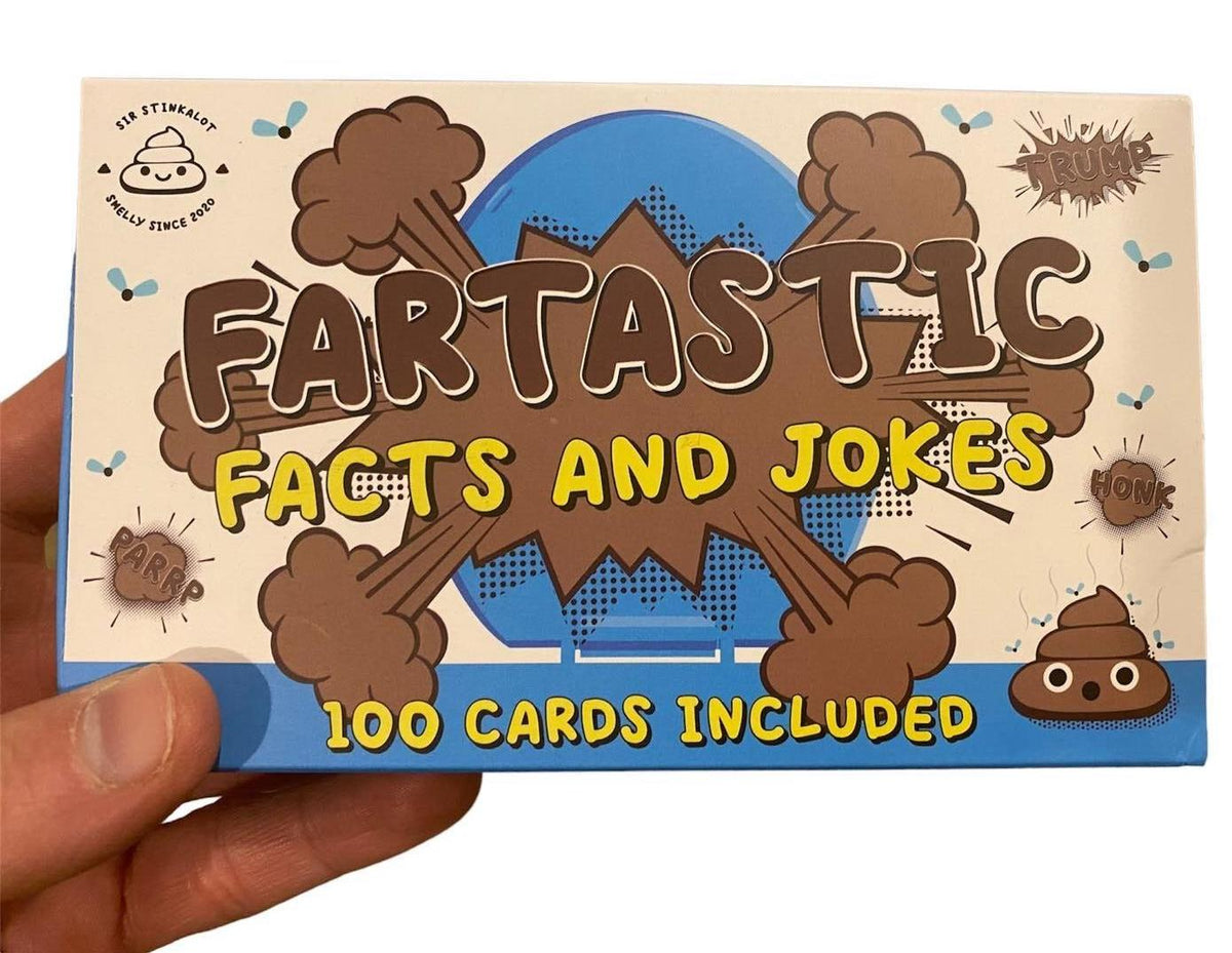 💨 Fartastic Facts & Jokes – 100-Card Gag Trivia Set