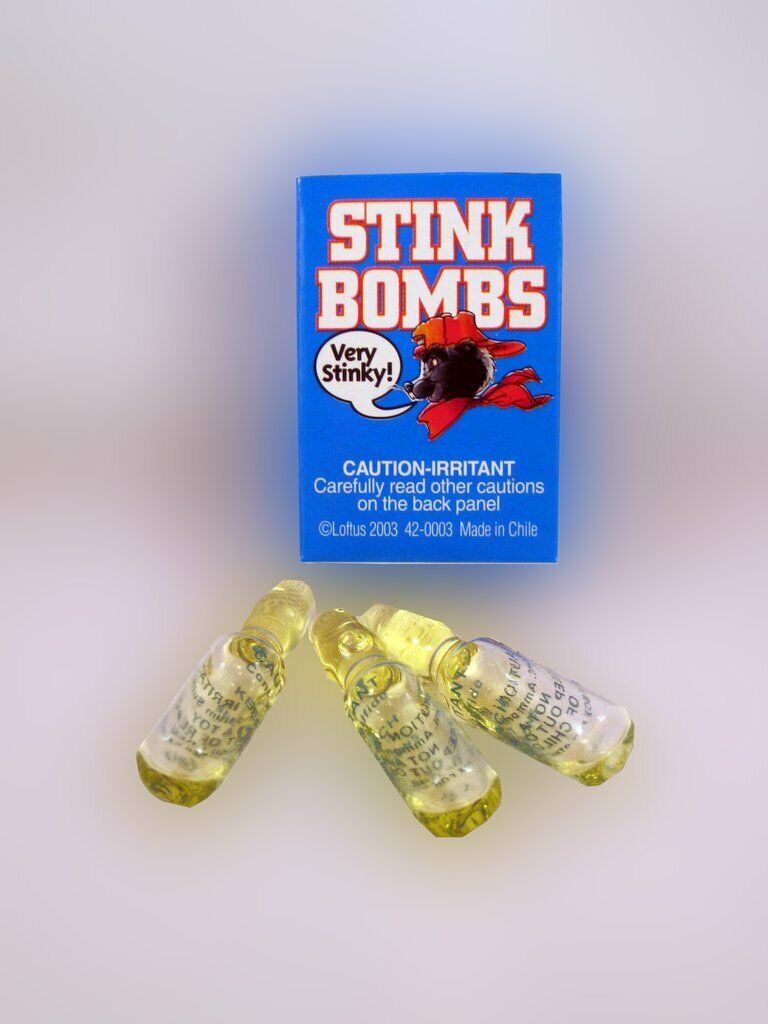 💣 Wholesale Display Case of 36 Glass Stink Bombs (12 Boxes of 3)