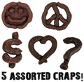 5-Pack Realistic Shaped Fake Turds – Hilarious Gag Gift & Prank Set 💩🤣