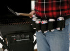 Black 6-Pack Beer Can Holder Belt – Hands-Free Party Essential 🍻🎯