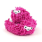 Pink Llama Cleaning Slippers - Cute Soft & Fuzzy Gift - One size fits all