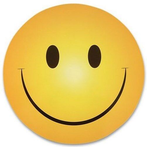 😊 Happy Smile Face Car Magnet – 3D Holographic Fun