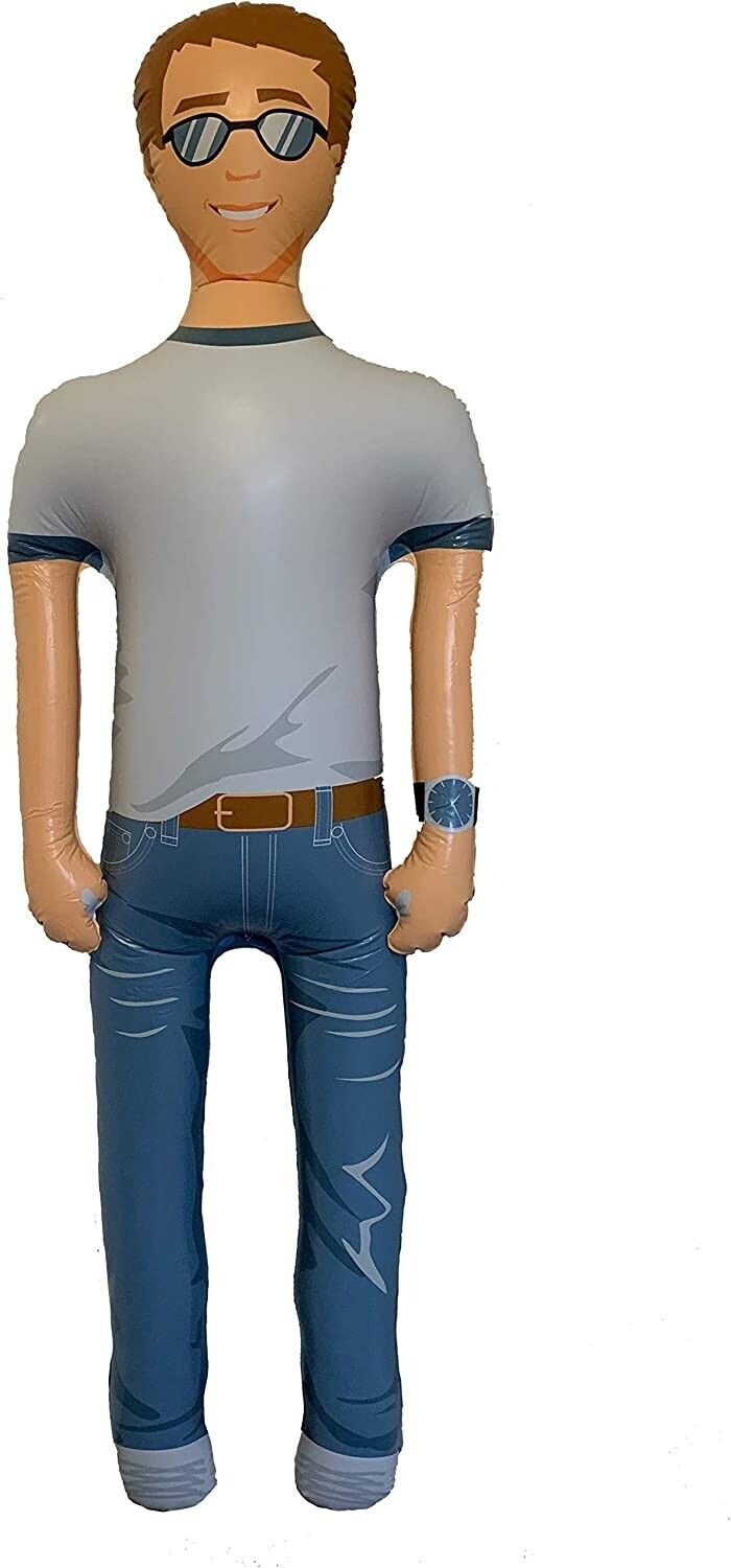 🧔‍♂️ MAN AKIN™ – The Inflatable Talking Husband (Like a Man... But Actually Helpful)