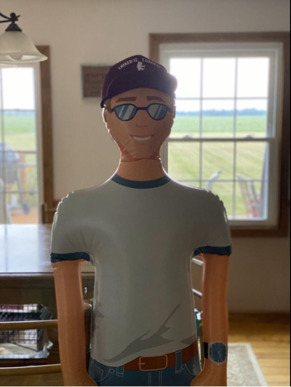 🧔‍♂️ MAN AKIN™ – The Inflatable Talking Husband (Like a Man... But Actually Helpful)