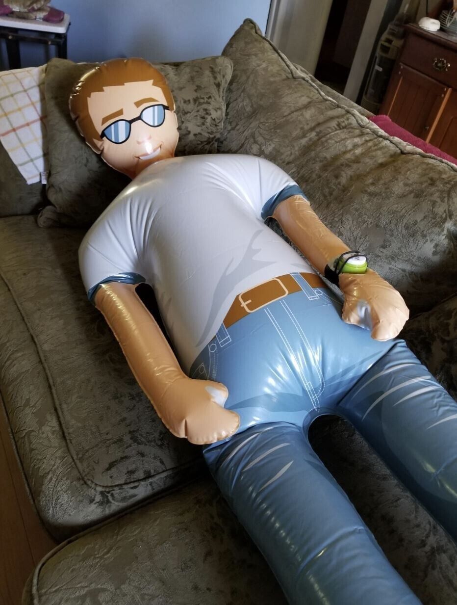 🧔‍♂️ MAN AKIN™ – The Inflatable Talking Husband (Like a Man... But Actually Helpful)