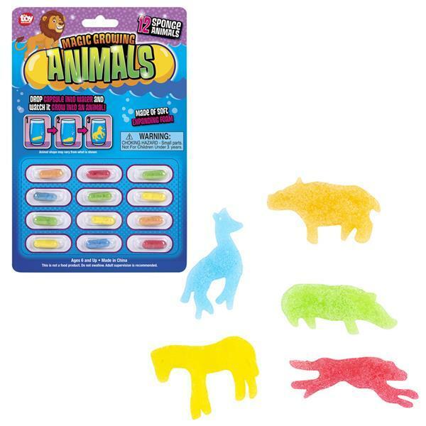 🧙‍♂️ Magic Growing Animal Capsules – 144-Piece Bulk Set (12 Packs of 12)