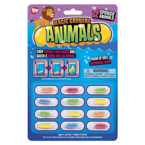 🧙‍♂️ Magic Growing Animal Capsules – 144-Piece Bulk Set (12 Packs of 12)