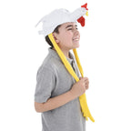 Hilarious Plush Chicken Hat – One Size Fits Most Adults & Kids 🐔🎉