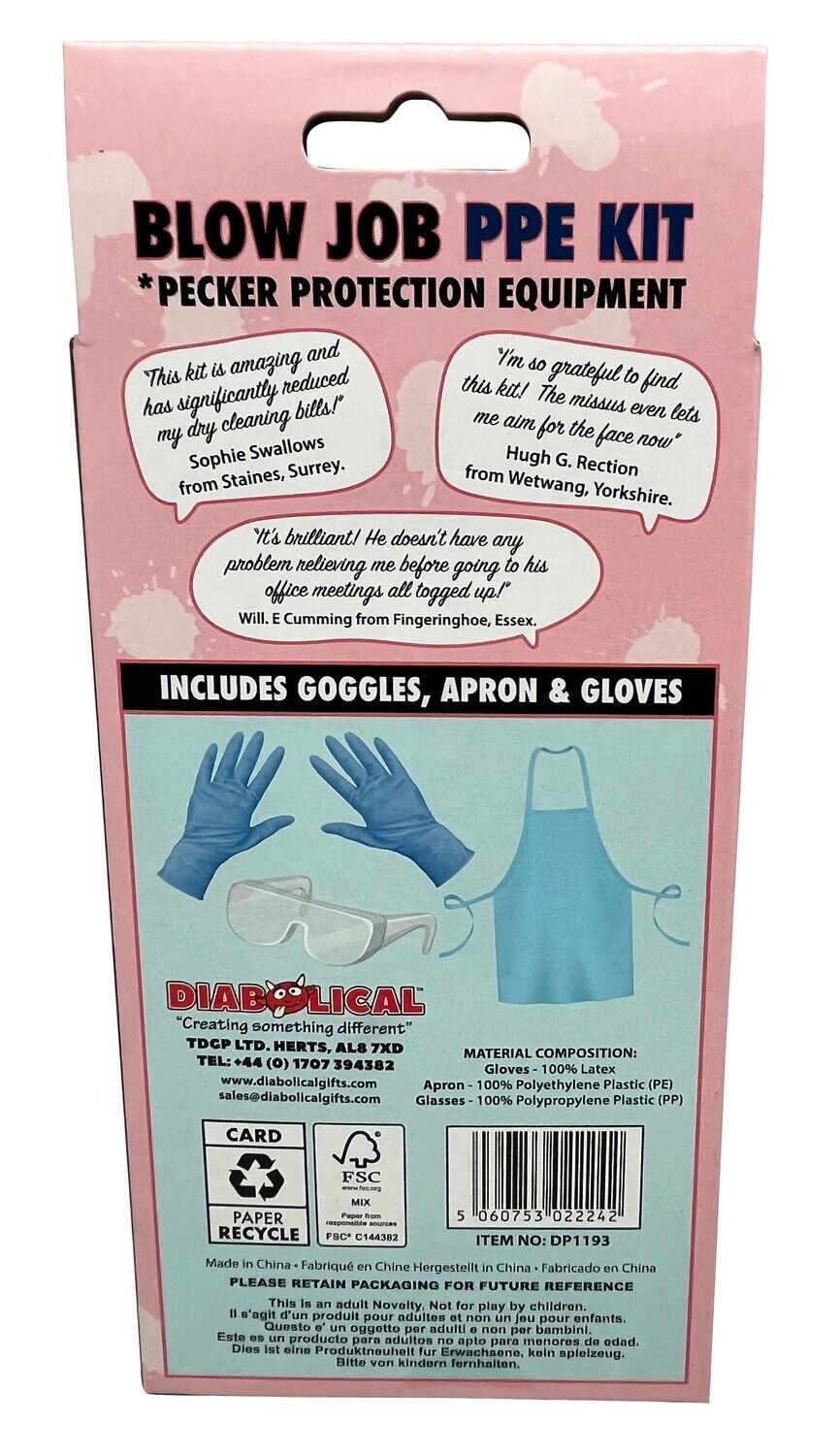 Blow Job PPE Kit – Hilarious Gag Gift for Adults! 😂🛑