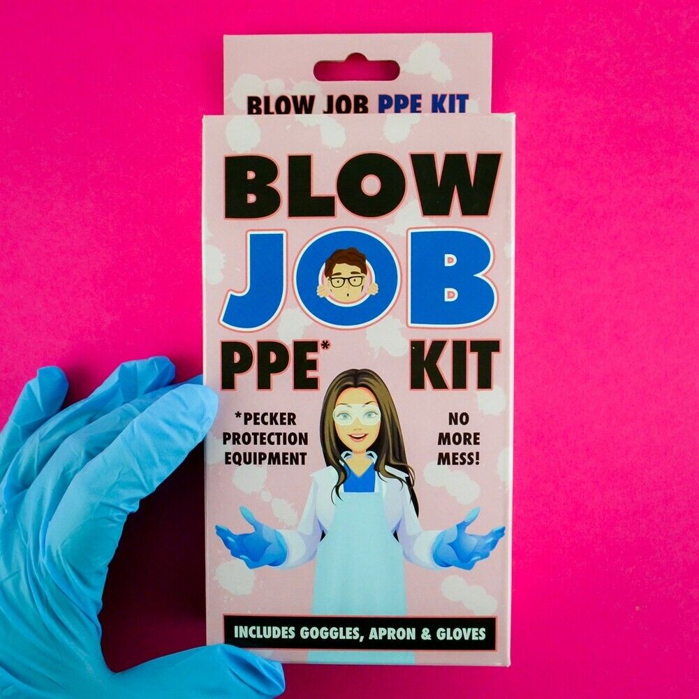 Blow Job PPE Kit – Hilarious Gag Gift for Adults! 😂🛑