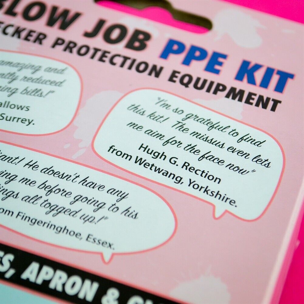Blow Job PPE Kit – Hilarious Gag Gift for Adults! 😂🛑