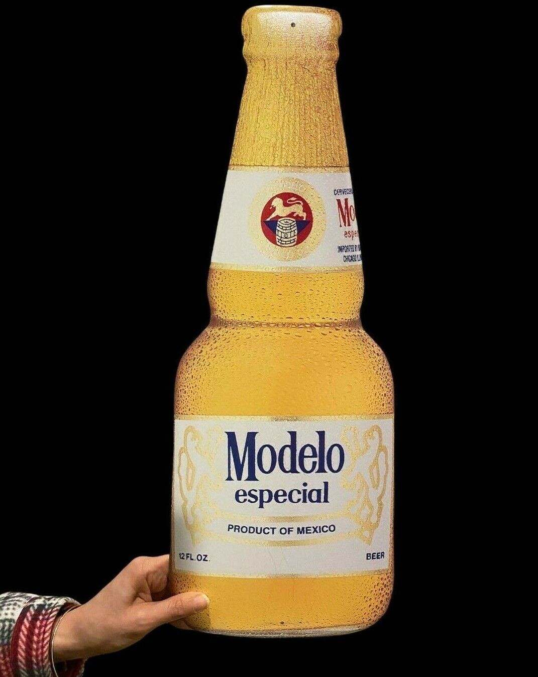 Modelo Especial Metal Beer Bottle Sign – 21” x 8” Bar & Mancave Decor 🍺🛠️