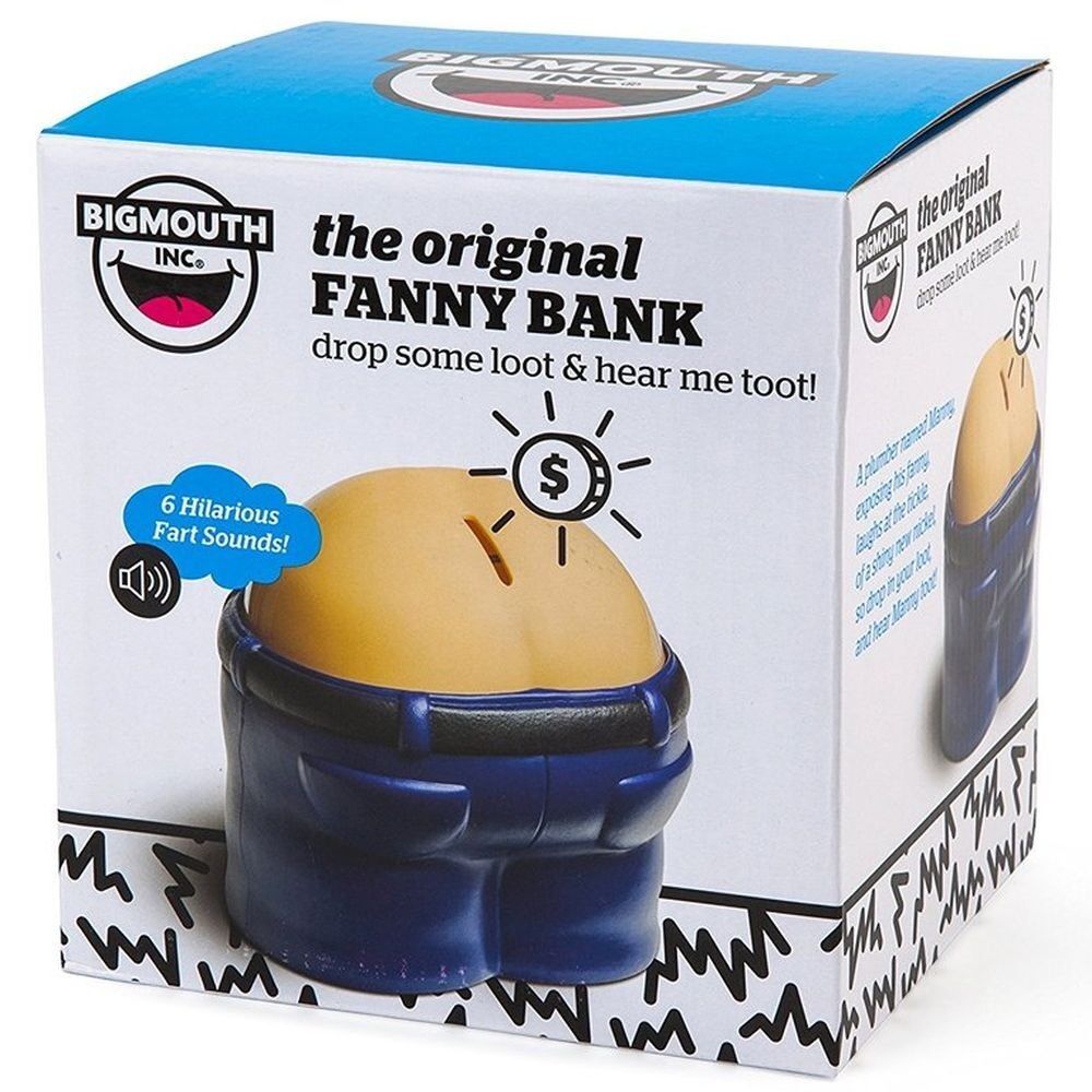 Fanny Fart Bank 💨💰 Funny Coin Drop Sound Toy Gag Gift for Adults & Kids