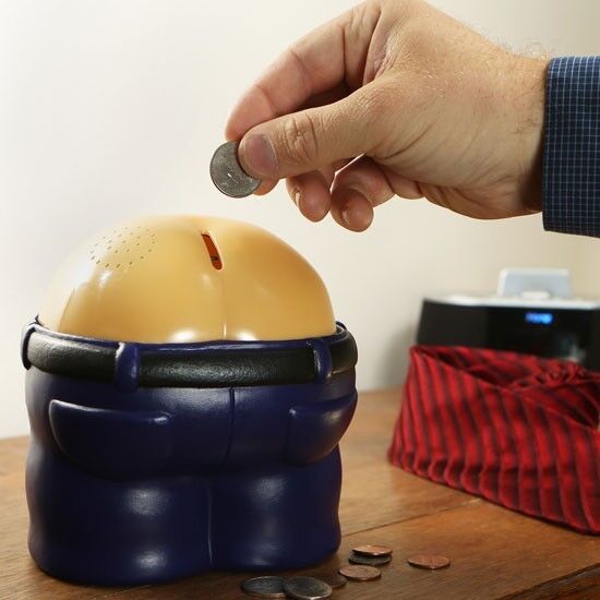 Fanny Fart Bank 💨💰 Funny Coin Drop Sound Toy Gag Gift for Adults & Kids