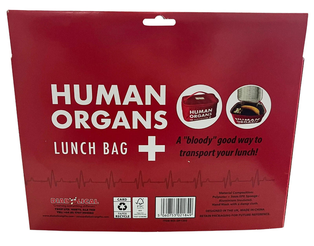 Human Organs Lunch Bag – Hilariously Insulated Cooler for Work, School & EMTs! 🩸😂