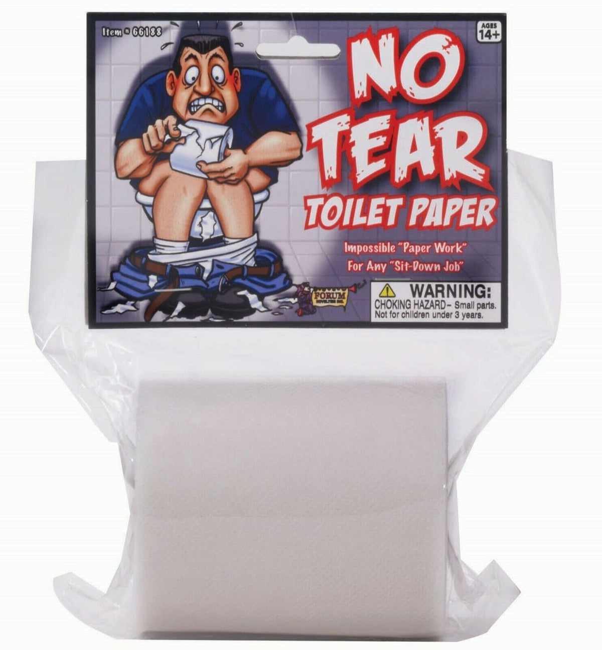 😂 No Tear Toilet Paper 🚽 Funny Bathroom Prank Roll – Party Joke Gag Gift