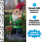 🖕 “Go Away” Garden Gnome – Hilariously Rude Lawn Decor by BigMouth Inc.