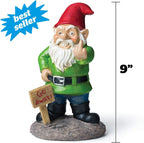 🖕 “Go Away” Garden Gnome – Hilariously Rude Lawn Decor by BigMouth Inc.