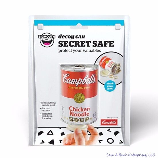 🥫 Campbell’s® Chicken Noodle Soup Can Safe – Officially Licensed Decoy