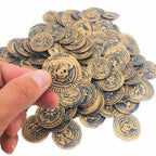 🏴‍☠️ 144pc Rustic Pirate Coins – Vintage Worn Look!