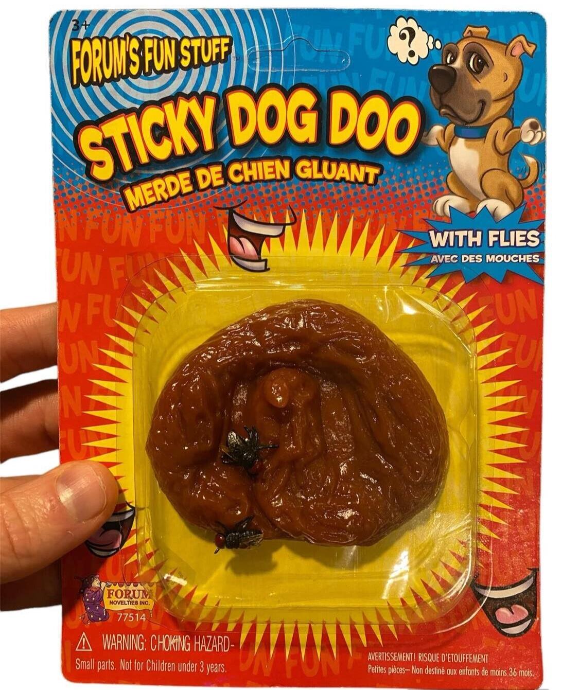 💩 Sticky Dog Poop with Flies – Realistic Gag Prank Toy