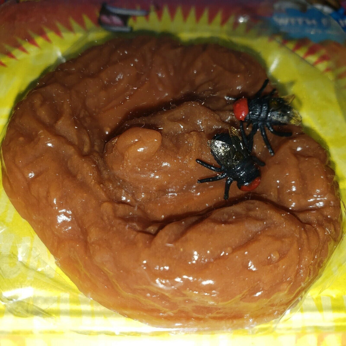💩 Sticky Dog Poop with Flies – Realistic Gag Prank Toy