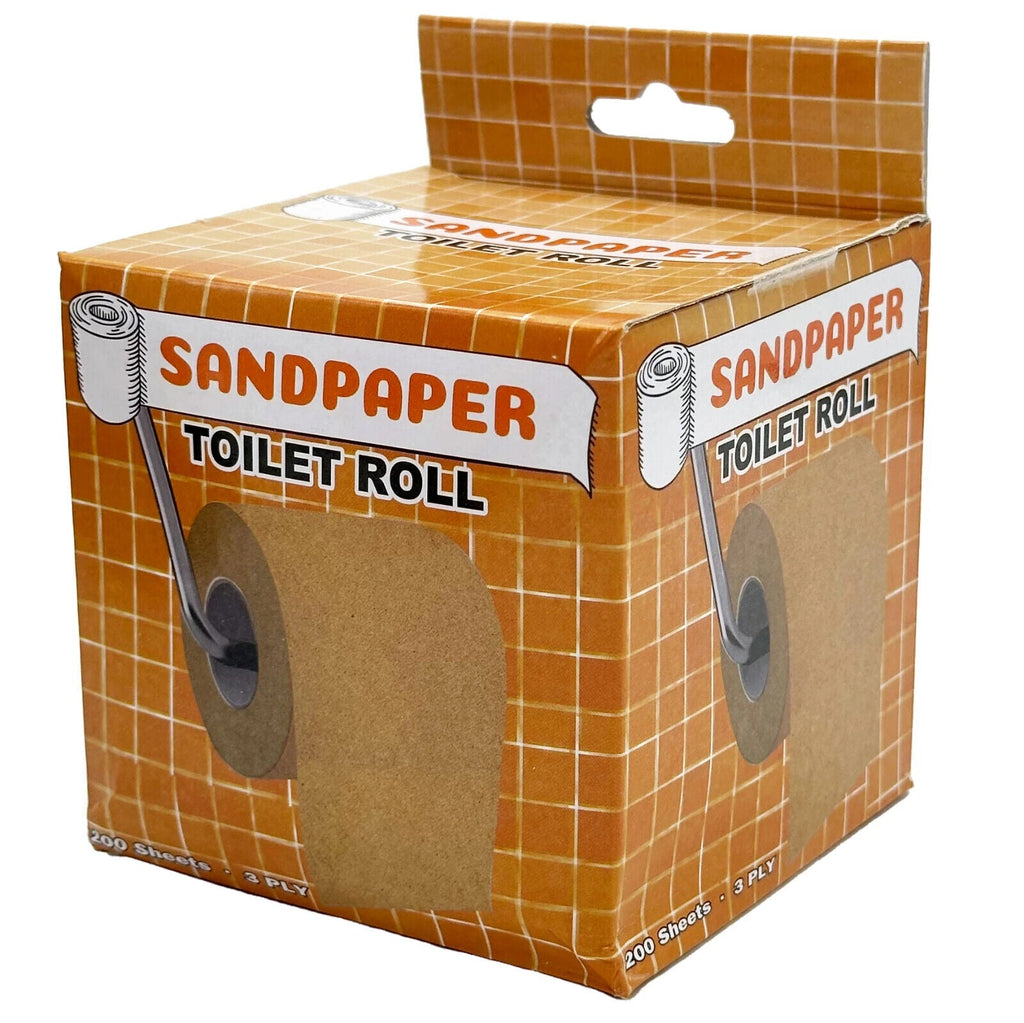 🧻 Sandpaper Toilet Paper – Hilarious Gag Roll (3-Ply, 200 Sheets)